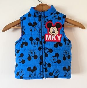Disney - Mickey Puffer Vest - Size 2T